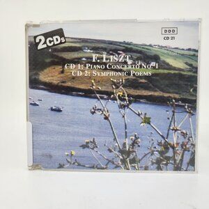 F. Liszt Piano Concerto No. 1 and Symphonic Poems Audio CD (1988) 2-Disc